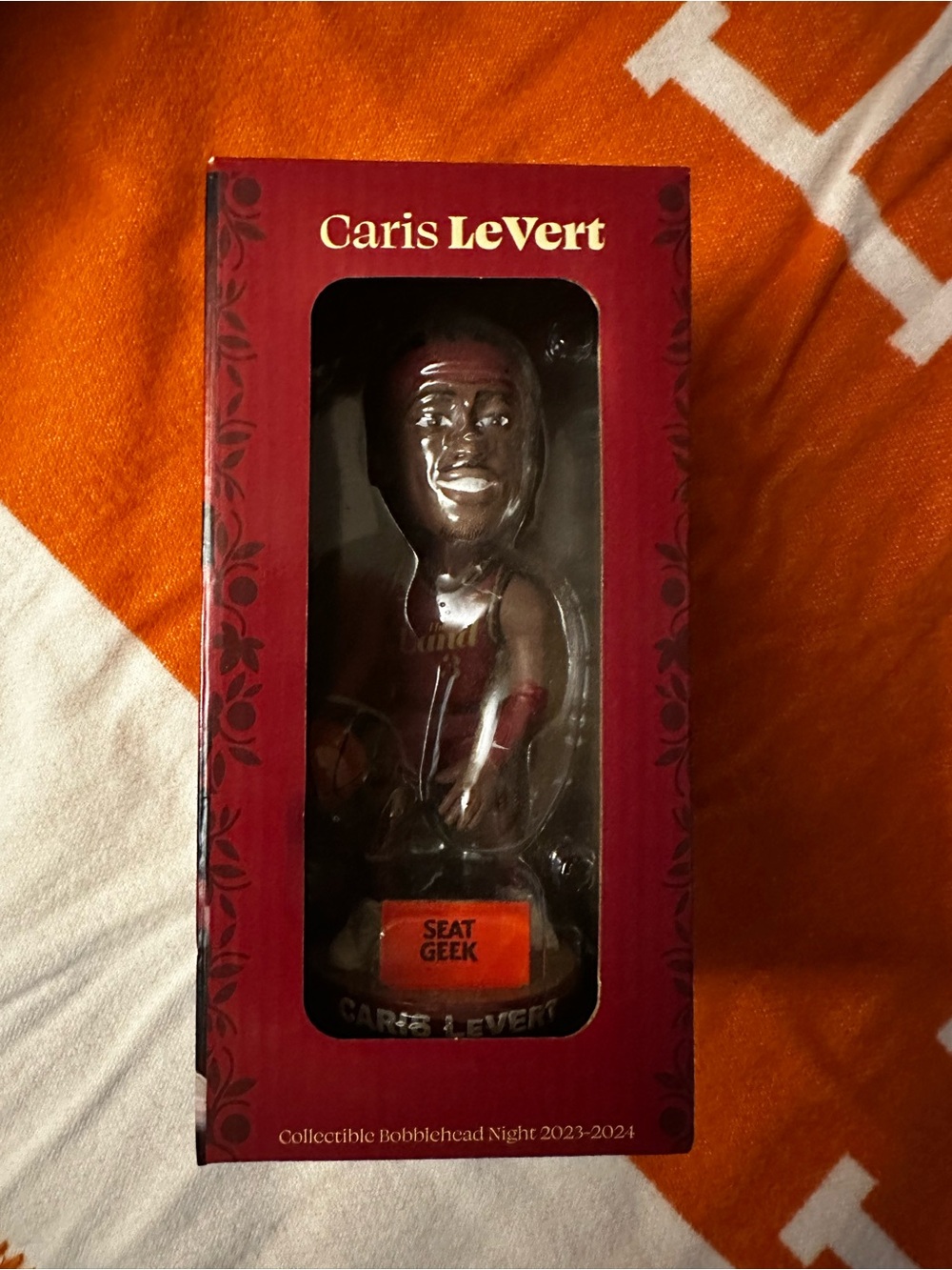 Caris LeVert Cavaliers Bobblehead 2024 SeatGeek SGA New in Box
